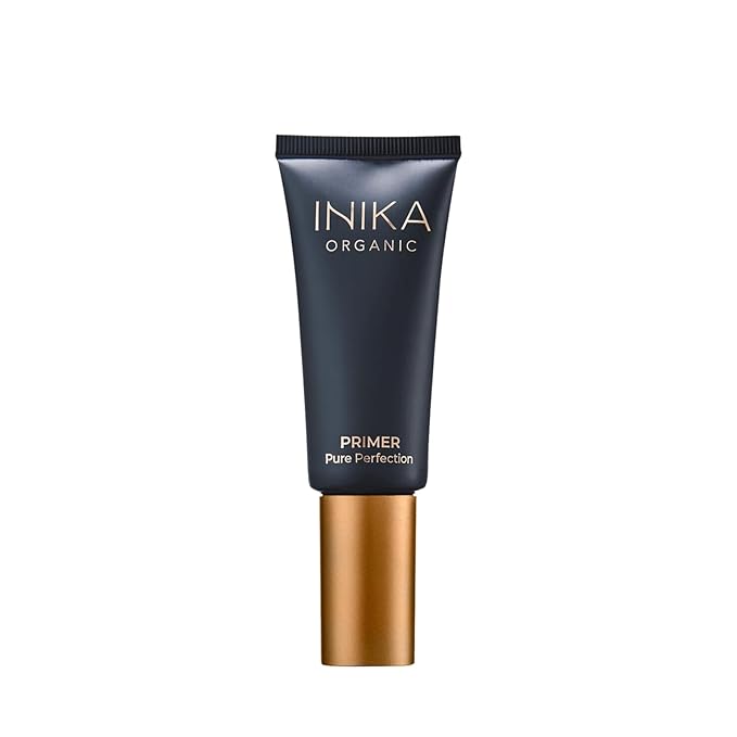 INIKA Organic Pure Perfection Primer | Clinically Proven to Boost Hydration + Reduce Wrinkles. Skincare Enriched. Smooth Dewy Finish. Extend Makeup & Create a Flawless Base. 30mL