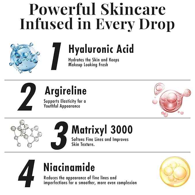 MagicMinerals AirBrush Foundation Set by Jerome Alexander – 3pc Set Includes Primer, Foundation and Kabuki Brush - Spray Makeup with Anti-aging Ingredients for Smooth Radiant Skin (Dark Espresso)