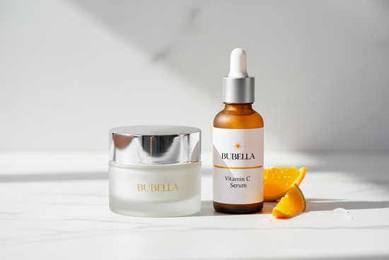 BUBELLA’s moisturizer and vitamin C serum